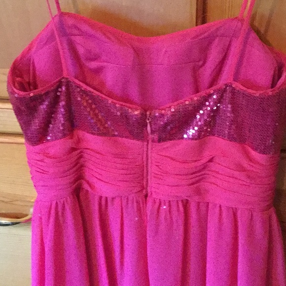 Hailey Logan NWOT Mini High-Low sequin Cocktail dress Size 5/6 - Picture 5 of 7
